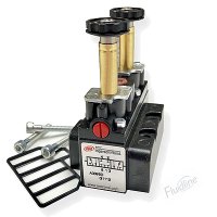 3-Pos, 4-Way, Solenoid/Solenoid, Subbase, All Ports Blocked, Alpha Series Valve 3-Pos, 4-Way, Solenoid/Solenoid, Subbase, All Ports Blocked, Alpha Series Valve