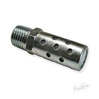 1/8 NPT High Flow Steel Muffler 1/8 NPT High Flow Steel Muffler