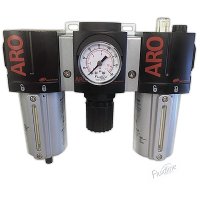 1/2 NPT 2000 Series F+R+L Combination, Manual Drain, Metal Bowl w/Sight, Relieving, w/Gauge 1/2 NPT 2000 Series F+R+L Combination, Manual Drain, Metal Bowl w/Sight, Relieving, w/Gauge