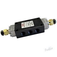 1/8 NPT, 2-Pos, 4-Way 5-Port, Manual Bleed/Manual Bleed, 50 Series Valve 1/8 NPT, 2-Pos, 4-Way 5-Port, Manual Bleed/Manual Bleed, 50 Series Valve