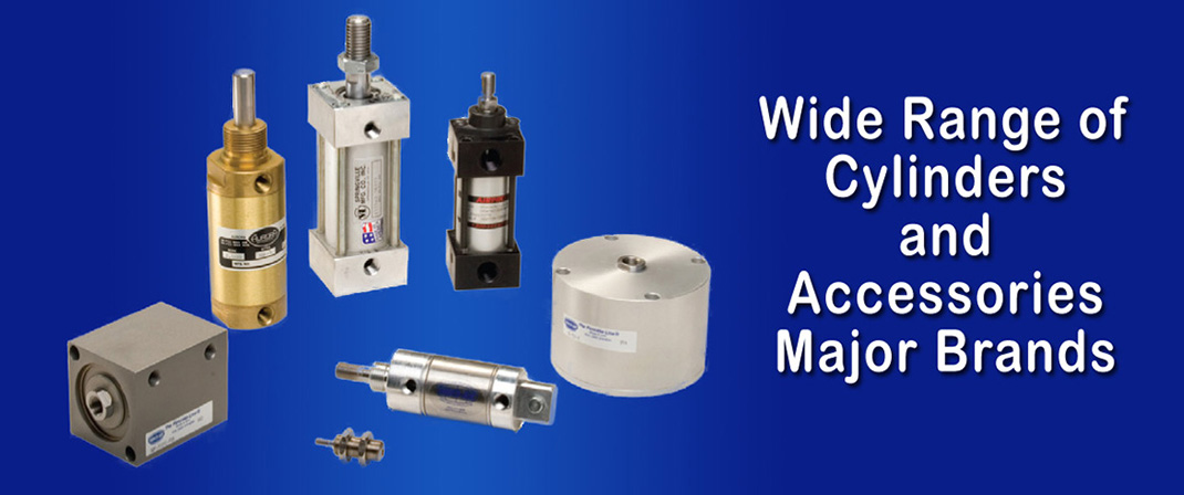 Wide Range of Cylinders and Accessories Major Brands | Fluidline Components