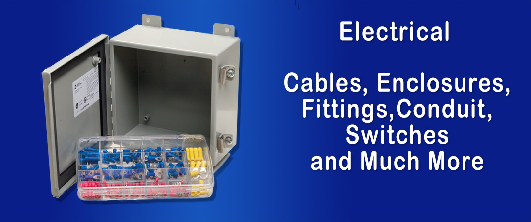Electrical Cables, Enclosures, Fittings, Conduit, Switches and Much More | Fluidline Components