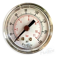 2 Inch Diameter Face, Dry Gauge Part# 0160P2X4CB